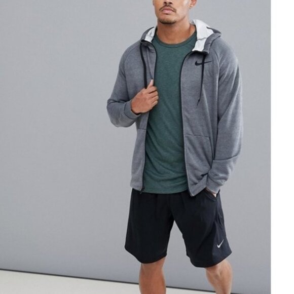 Nike Dri-FIT Men's Full-Zip Training Hoodie - Picture 1 of 5
